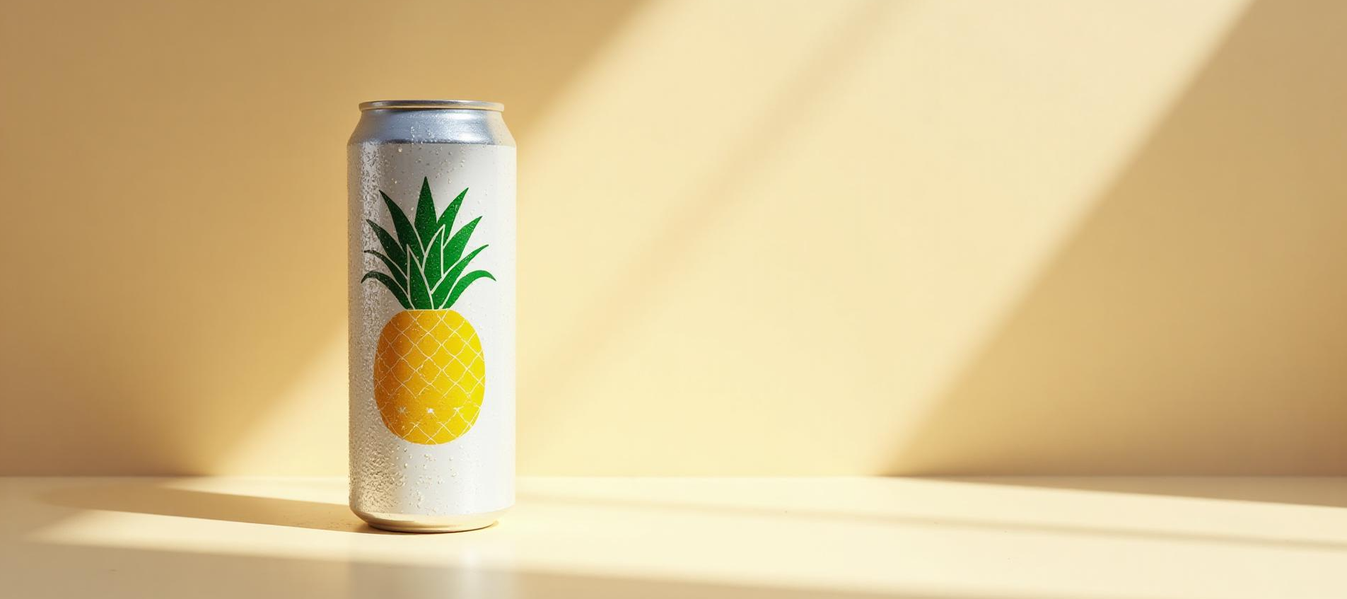 Ananas auf Holztisch